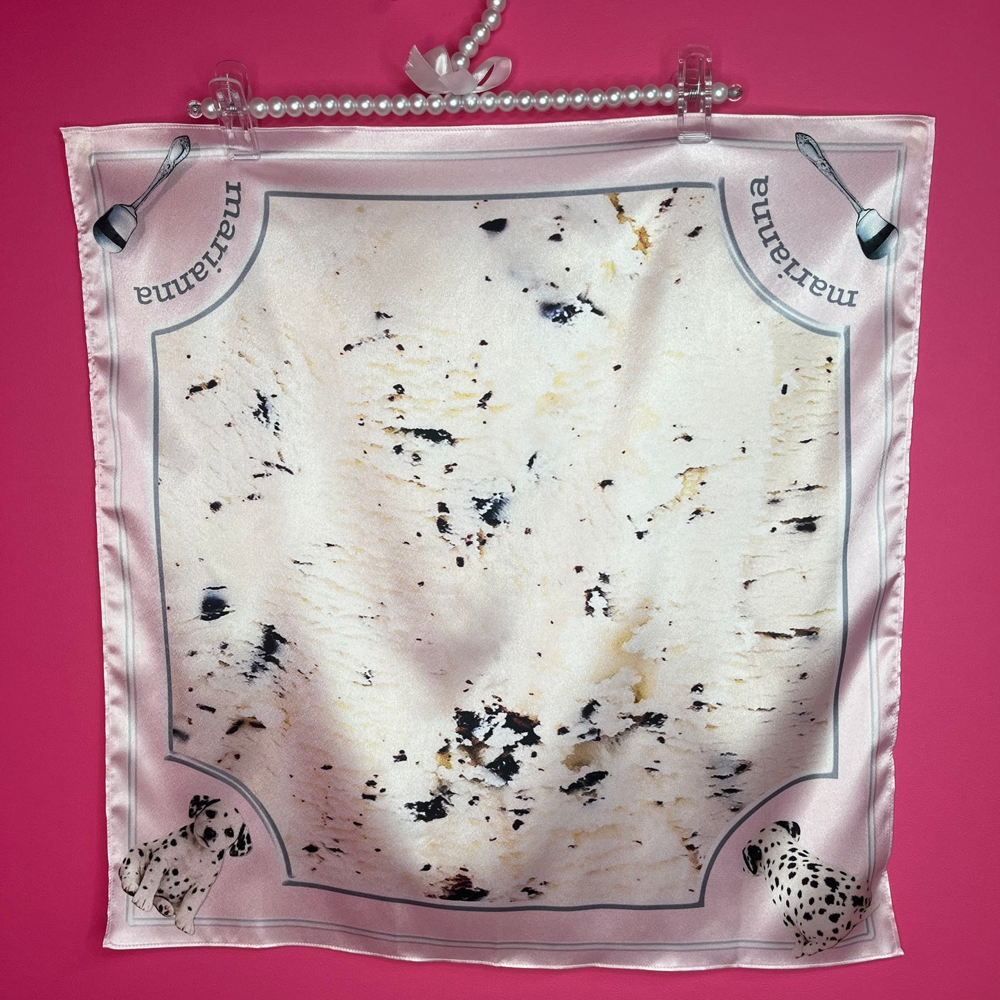 Ice Cream Pop Scarf Parlor / Double Chip and Cream
