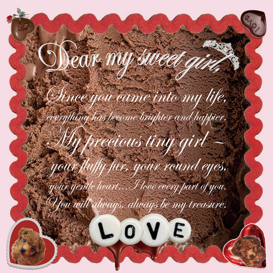 Ice Cream Pop Scarf Parlor / LOVE letter for valentine